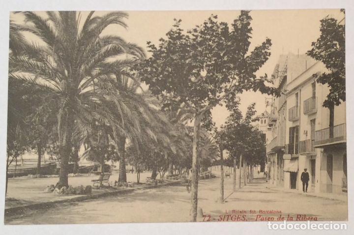 Postales: 72. SITGES. PASEO DE LA RIBERA. (L. ROISIN). - Foto 1