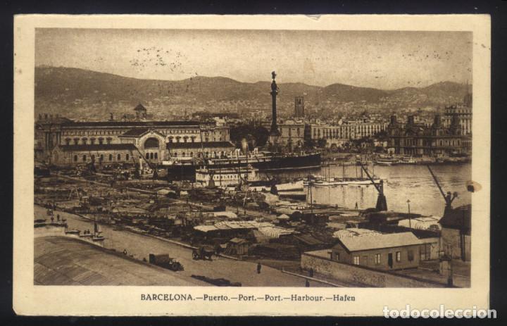 Postales: A-4007- BARCELONA. PUERTO. - Foto 1