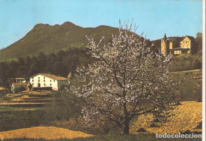 Postales: SANT HILARIO SCALM, VILLAVECHIA Y SAN MIGUEL DE SOLTERRA,  CIRCULADA CON SU SELLO