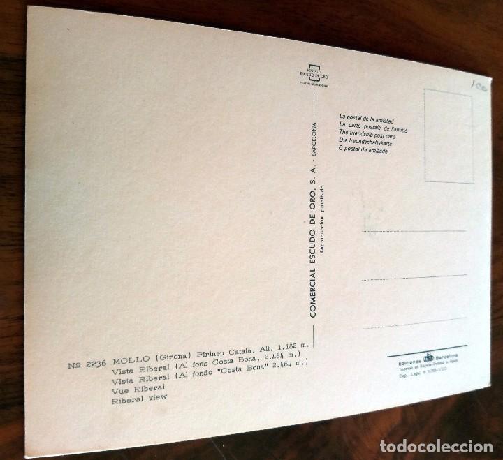 Postales: POSTAL - MOLLO (GIRONA) N&ordm; 2236 - Foto 2