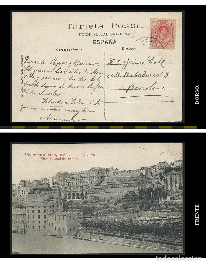 Postales: San Ignacio en Manresa. 1. Santa Cueva. Vista general del Edificio. A. toldra. - Foto 1