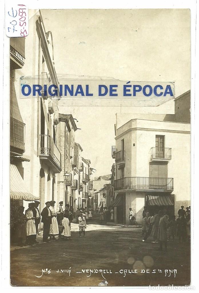 Postcards: (PS-50591)POSTAL FOTOGRAFICA DE VENDRELL-CALLE DE STA.ANA