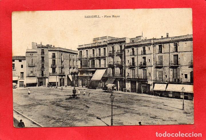 Postales: sabadell. plaza mayor - Foto 1