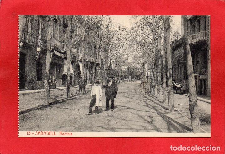 Postales: sabadell. 13 rambla. edici&oacute; e. ll. - Foto 1