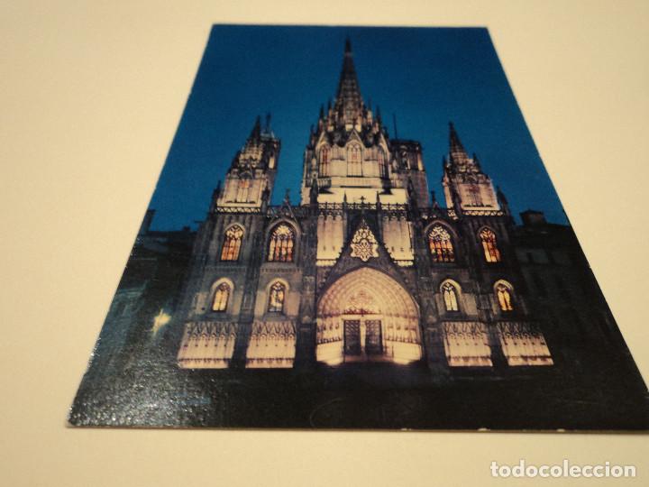 Postales: barcelona catedral de noche - Foto 1
