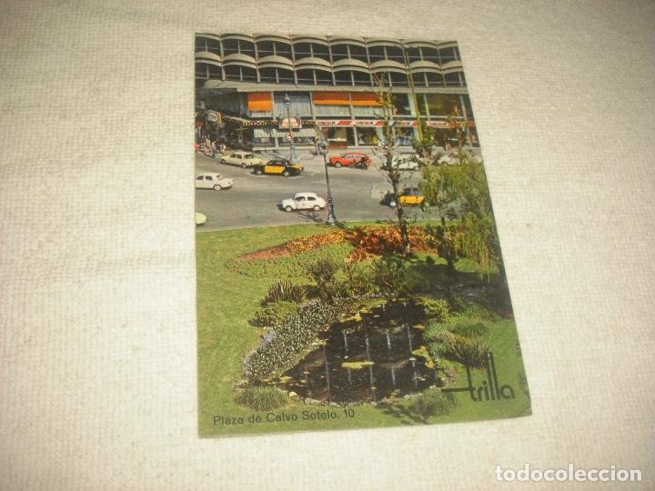Postales: PLAZA CALVO SOTELO 10, TRILLA . CIRCULADA