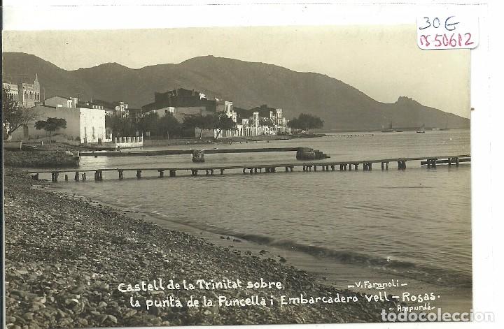 Postkarten: (PS-50612)POSTAL FOTOGRAFICA DE ROSAS-CASTELL DE LA TRINITAT.V.FARGNOLI