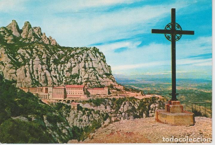 Postales: (2156) MONTSERRAT. EL SANTUARIO DESDE LA CRUZ DE SAN MIGUEL