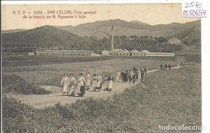 Postkarten: (PS-50654)POSTAL DE SAN CELONI-VISTA GENERAL DE LA FABRICA DE M.AGRAMUN E HIJO.A.T.V.3356