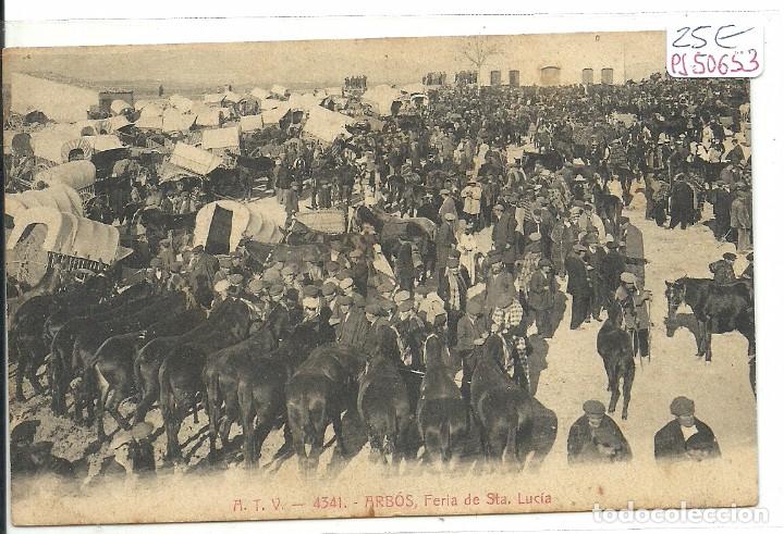 Postkarten: (PS-50653)POSTAL DE ARBOS-FERIA DE STA.LUCIA.A.T.V.4341