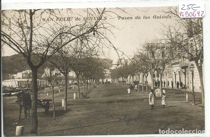 Postcards: (PS-50642)POSTAL FOTOGRAFICA DE SAN FELIU DE GUIXOLS-PASEO DE LOS GUIXOLS