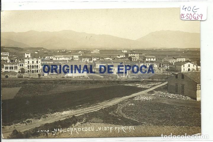 Postcards: (PS-50639)POSTAL FOTOGRAFICA DE CARDEDEU-VISTA PARCIAL