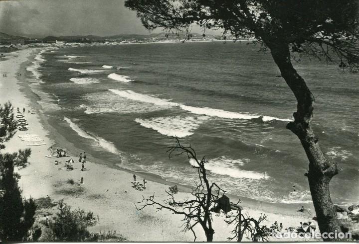 Postales: PALAMOS-PLAYA DE TORRE VALENTINA-1960- CAMPA&Ntilde;A