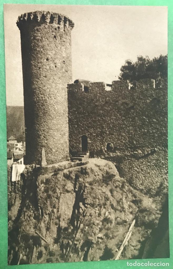 Postales: Tossa de Mar (Girona - Gerona) - Torre&oacute;n de la muralla, sobre el Codol&aacute; - Foto 1
