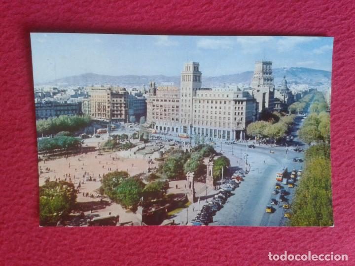 Postkarten: POSTAL POST CARD POSTCARD BARCELONA PANORAMICAS DE ESPA&Ntilde;A PLAZA DE CATALU&Ntilde;A CATALONIA SQUARE VER FOT