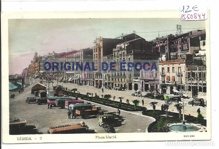 Postales: (PS-50844)POSTAL FOTOGRAFICA DE LERIDA-PLAZA MACIA.FOTO GUILERA