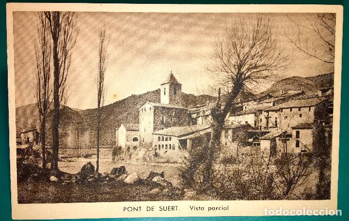 Postales: POSTAL PONT DE SUERT VISTA PARCIAL EDICIONES E. SAURA
