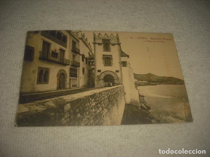 Postales: SITGES 47 . BALUARTE MARYCEL , ROISIN , CIRCULADA - Foto 1