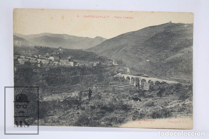 Postkarten: Antigua Postal - 5. Castelljullit. Vista Parcial - Sin Circular - #PJS