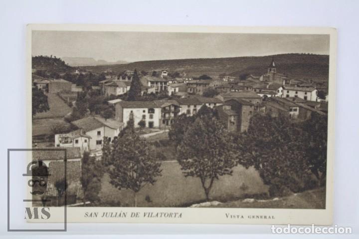 Postkarten: Antigua Postal - San Juli&aacute;n de Vilatorta. Vista General - Huecograbado Rieusset -Sin Circular - #PJS