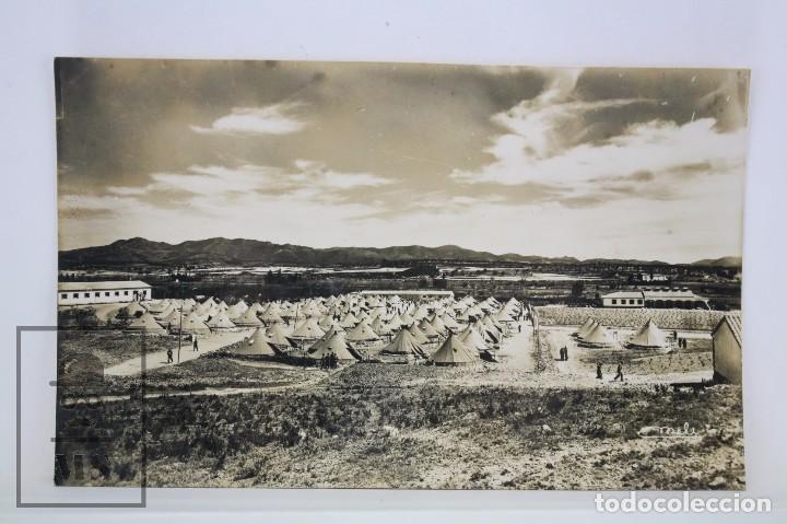 Cartes Postales: Postal Fotogr&aacute;fica - San Clemente Sasebas. Campamento. Panor&aacute;mica - Sin Circular, 1957 - #PJS