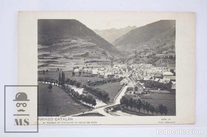 Postkarten: Antigua Postal Fotogr&aacute;fica -Pirineo Catal&aacute;n. El Pueblo Viella en Valle de Ar&aacute;n - Sin Circular - #PJS