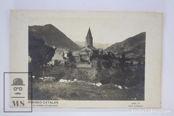 Postkarten: Antigua Postal Fotogr&aacute;fica - Pirineo Catal&aacute;n. El Pueblo de Salard&uacute; - Sin Circular - #PJS