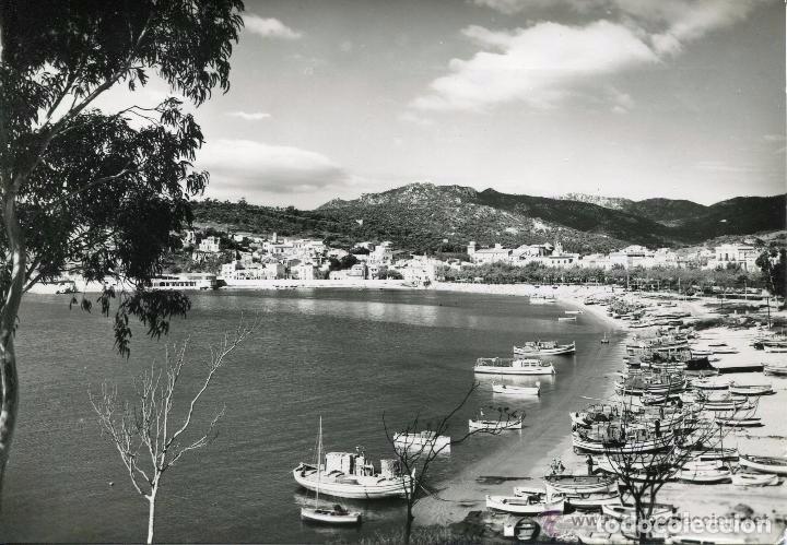 Postales: SANT FELIU DE GUIXOLS-41- VISTA PLAYA Y BARCAS PESCA