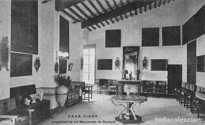 Postales: BARBER&Aacute; DEL VALL&Eacute;S (BARCELONA).- CASA PIN&Oacute;S, PROPIEDAD DE LOS MARQUESES DE BARBAR&Aacute;