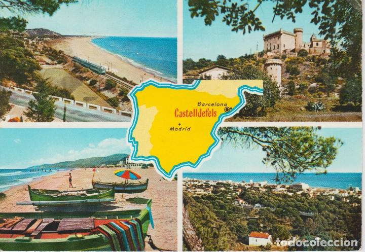 Postales: (22) CASTELLDEFELS. TREN - Foto 1