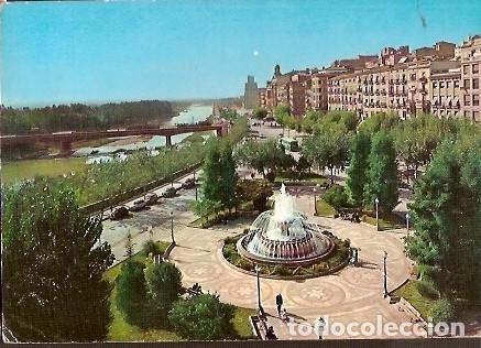 Postales: POSTAL A COLOR 103 LERIDA PLAZA DE LA PAZ Y RIO SEGRE ESCRITA