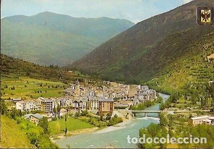 Postales: POSTAL A COLOR N&ordm; 94 PIRINEU CATALA EL PALLARS SORT VISTA GENERAL ESCRITA