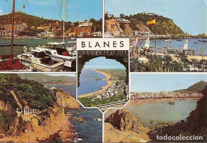 Postales: BLANES - COSTA BRAVA (A&Ntilde;OS 60) - Foto 1
