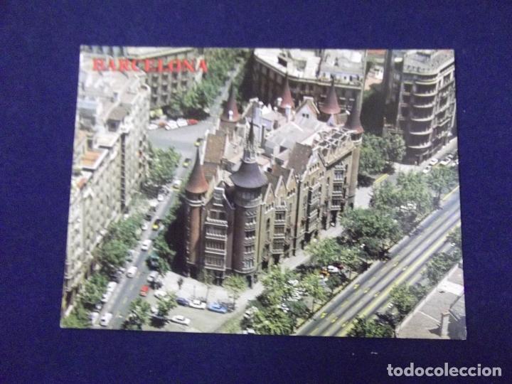 Postkarten: BARCELONA-V3- ESCRITA-N&ordm;1649-LA CASA DE LES PUNXES-AVDA GENERALISIMO