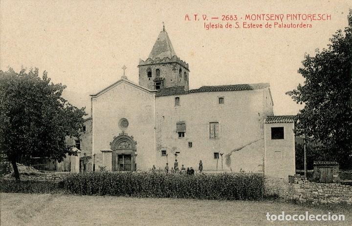 Cartoline: a03172 2683 - Montseny Pintoresch - Iglesia De Sant Esteve De Palautordera - Atv N&ordm;2683