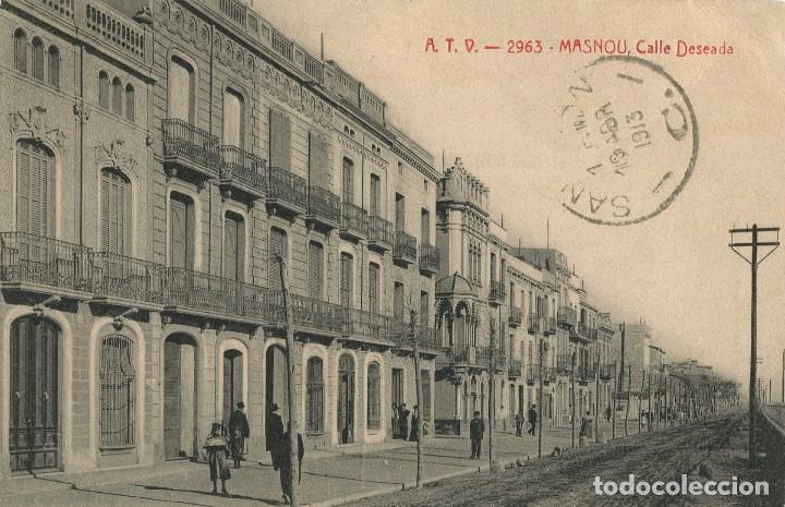 Cartoline: a01647 2963 - Masnou - Calle Deseada - Atv N&ordm;2963 circulada 1913