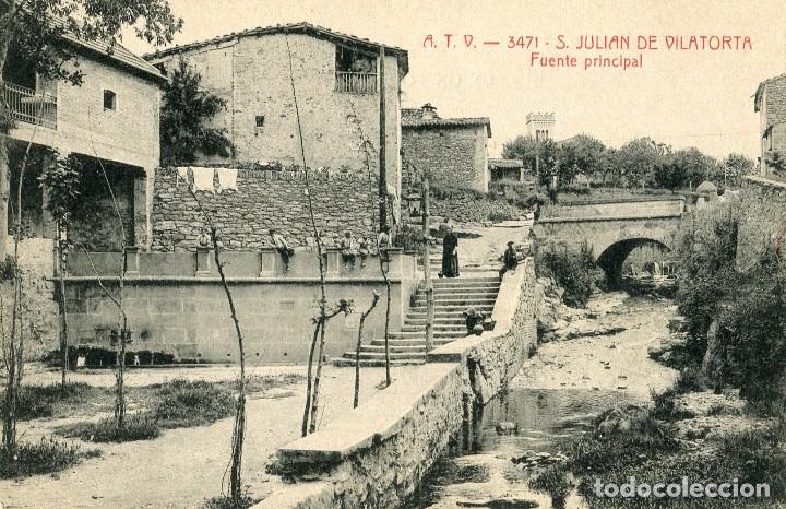 Postcards: a02285 3471 San Julian De Vilatorta - Fuente Principal - Atv N&ordm;3471