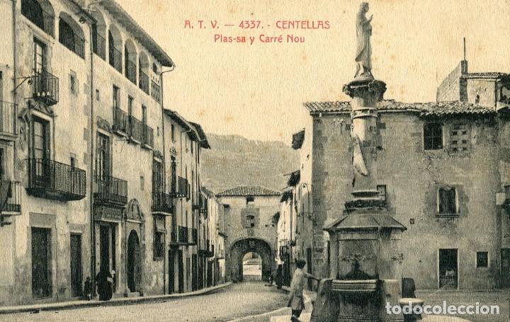 Postais: a00951 4337 Centellas - Plassa Y Carre Nou - Atv N&ordm;4337
