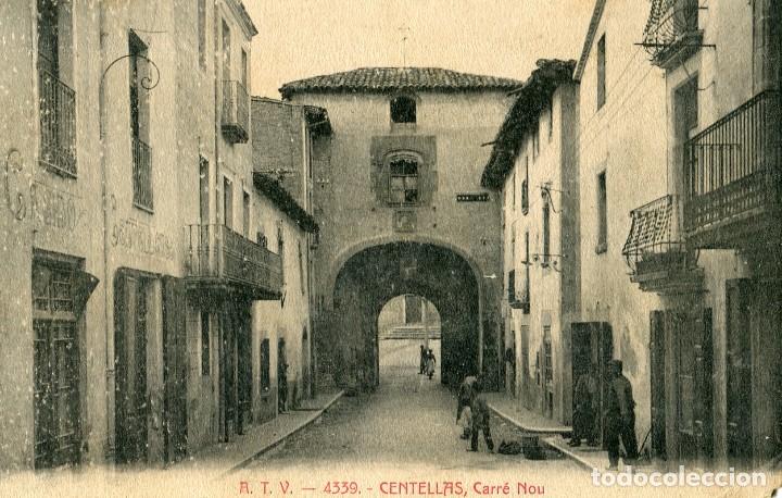 Cartoline: a00949 4339 Centellas - Carre Nou - Atv N&ordm;4339