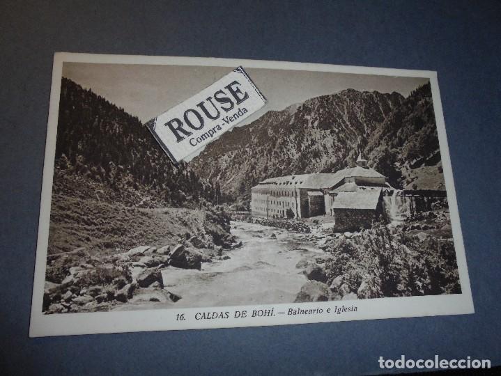 Postales: 16 - CALDAS DE BOHI- BALNEARIO E IGLESIA - 14X9 CM.