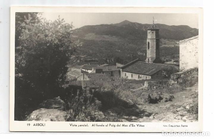Postales: ARBOLI N&ordm; 19 VISTA PARCIAL , AL FONDO PUIG DEL MAS D'EN VI&Ntilde;ES / FOTO DEPORTES FERR&Eacute;