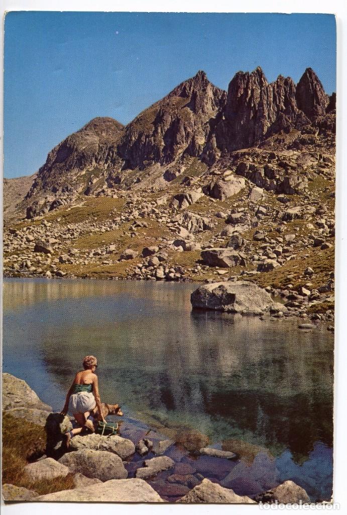 Postcards: m00403 pirineus lago travesany y agujas 1962 - campa&ntilde;a n&ordm;1432