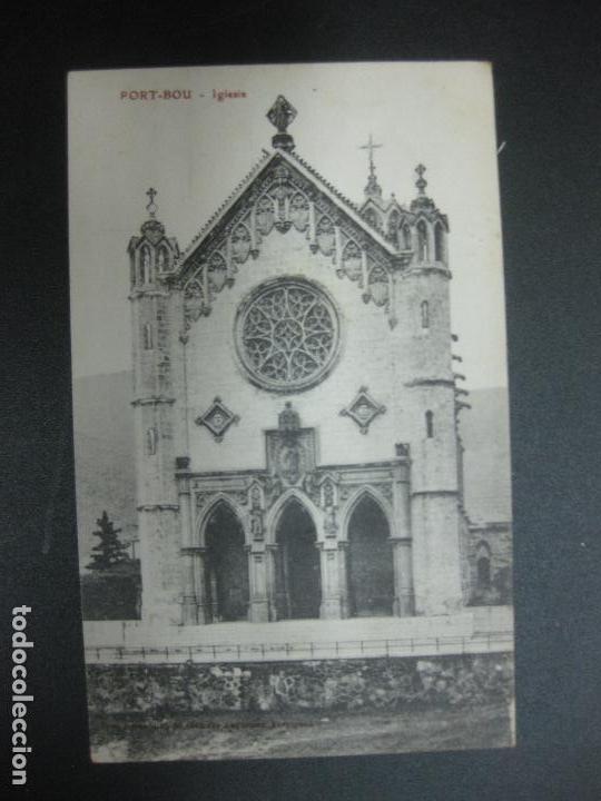Postales: POSTAL. PORT-BOU - IGLESIA. - Foto 1