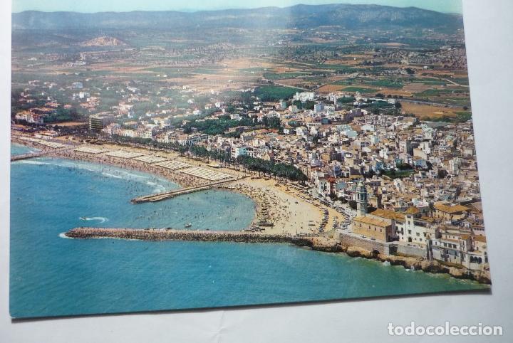 Postales: POSTAL SITGES VISTA AEREA - Foto 1
