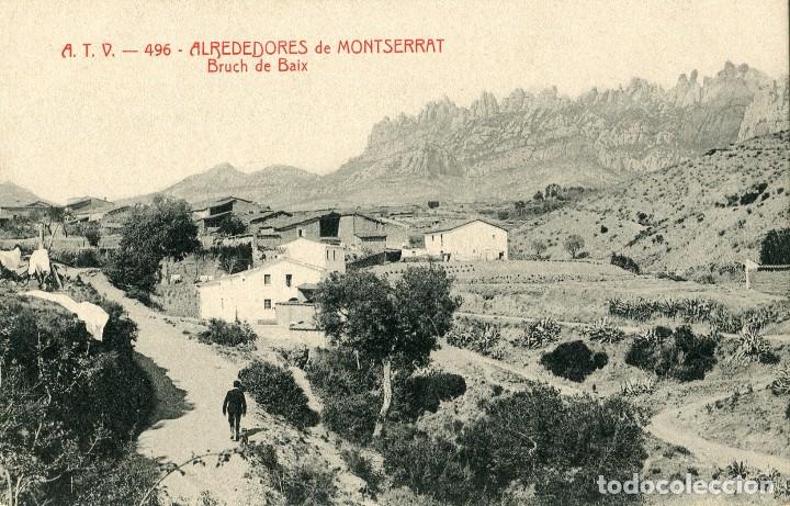 Postales: a00548 el bruc Bruch De Baix - Alrededores De Montserrat - Atv N&ordm;496