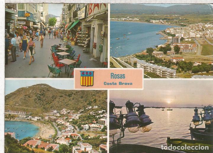 Postales: GIRONA COSTA BRAVA ROSAS ESCRITA - Foto 1