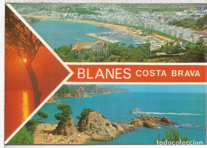 Postales: GIRONA COSTA BRAVA BLANES ESCRITA - Foto 1