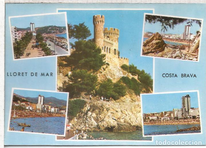 Postales: GIRONA COSTA BRAVA LLORET DE MAR ESCRITA - Foto 1