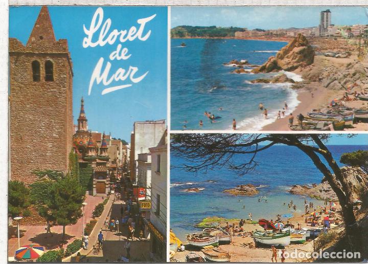 Postales: GIRONA COSTA BRAVA LLORET DE MAR ESCRITA - Foto 1