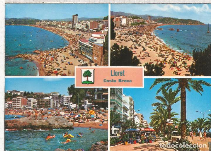 Postales: GIRONA COSTA BRAVA LLORET DE MAR ESCRITA - Foto 1
